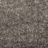 Rug ISTAN High Pile Shiny Look Grey 140x200 cm 375677