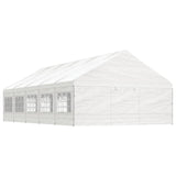 Gazebo with Roof White 11.15x5.88x3.75 m Polyethylene 3155497