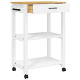 Kitchen Trolley MONZA 60x40x88.5 cm Solid Wood Pine 376096