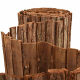 Bark Fence Brown 600 x 125 cm Bark 42006511
