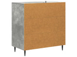 Drawer Cabinet Concrete Grey 66 x 34.5 x 89.5 cm 894838
