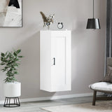 Wall Mounted Cabinet White 34.5x34x90 cm Engineered Wood 830508