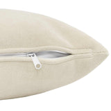 Cushion Cover 12 pcs HEERLEN Cream 40 x 80 cm Microfiber Fleece 909990