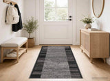 Runner Rug FLORNES Woven Grey PP 7 mm 42057470
