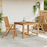 Folding Garden Chairs 2 pcs Solid Acacia Wood Brown 41820