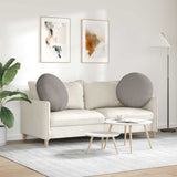 Seat Cushions 2 pcs Taupe 80 x 29 cm Fabric 42014237