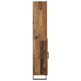 Highboard 2 pcs Old Wood Engineered Wood 3403189