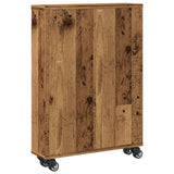 Narrow Storage Trolley Old Wood 48x13x68 cm Engineered Wood 855230