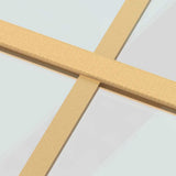 Sliding Door Gold 102,5x205 cm Clear ESG Glass and Aluminium 155186