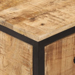 Sideboard 70x35x70 cm Solid Rough Wood Mango 374081