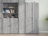 Highboard Grey Sonoma 30x42.5x185 cm Engineered Wood 3281397