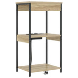 Bedside Cabinet Sonoma Oak 41 x 31 x 76 cm Engineered Wood 859546