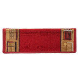 Stair Mats Self-adhesive 10 pcs 65x21x4 cm Red 149839