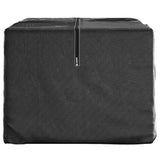 Garden Cushion Storage Bags 2 pcs Black 150x75x75 cm Polyethylene 3155397
