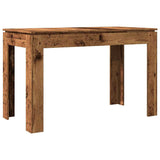 ZNTS Dining Table Old Wood 120x60x76 cm Engineered Wood 855902