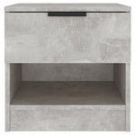 Bedside Cabinets 2 pcs Concrete Grey Engineered Wood 811259