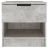 Bedside Cabinets 2 pcs Concrete Grey Engineered Wood 811259