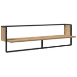 Wall Shelf Set with Shelf 6 pcs Artisan Oak 100 x 25 x 30 cm 882848