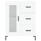 Highboard White 69.5x34x180 cm Engineered Wood 3195955