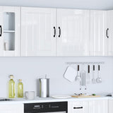 Kitchen Wall Cabinets 2 pcs Lucca High Gloss White Engineered Wood 853802