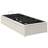 Electric Adjustable Bed Frame White 190 x 90 x 33.5 cm Steel 42037330