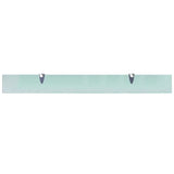 ZNTS Floating Shelves 2 pcs Glass 90x10 cm 8 mm 3051500