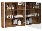 Bathroom Mirror Cabinet Old Wood 53.5 x 15.5 x 70 cm 889237