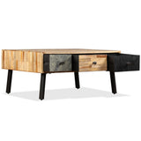 Coffee Table Solid Reclaimed Teak 90x65x40 cm 245404