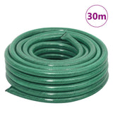 Green Hose Reel Cart with Hose Fitting Set 0.75" 30 m PVC 3281526