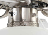 Ceiling Fan with Light 82 cm White 42035660