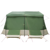Family Tent with Rainfly Water-resistant 9-Person Green 42042246
