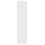 Shoe Cabinet High Gloss White 63x24x103 cm Engineered Wood 342554