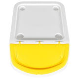 Stackable Waste Bins with Lids 3 pcs White PP 78 L 364068