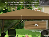 3 x 3 m Pop Up Gazebo, 420D Tent Canopy with Removable Mesh Sidewall Netting, Carry Bag for T3398P323835