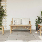 Coffee Table Brown 110 x 50 x 43 cm Bamboo 4106594