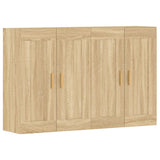 Wall Mounted Cabinets 2 pcs Sonoma Oak Engineered Wood 3197979
