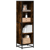 Book Cabinet Smoked Oak 40x35x139 cm Engineered Wood 849126