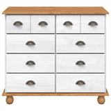 Chest of Drawer ASKIM White 91 x 40 x 79 cm Solid Pine wood 4105423