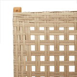Garden Dining Set Beige Solid acacia wood, PE rattan Medium 3281720