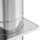 Chimney Extension Silver 35 x 35 x 132 cm Stainless steel 42008454
