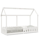 Kids' House Bed Frame without Mattress White 80x200 cm 850690
