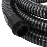 Suction Hose with Brass Connectors Black 1.1" 15 m PVC 151064