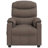 Recliner Chair Taupe Fabric 348078