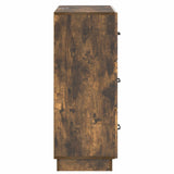 Drawer Cabinet Smoked Oak 66 x 34.5 x 87 cm Engineered Wood 895300