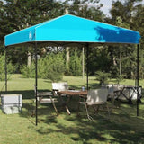Canopy Tent Manual Blue 243 x 243 x 251 cm Fabric 42007377