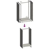 Firewood Rack Black 40x30x80 cm Cold-rolled steel 864231