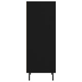 Sideboard Black 34.5x32.5x90 cm Engineered Wood 828749