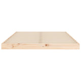 Bed Frame without Mattress 120x190 cm Small Double Solid Wood Pine 823474