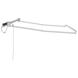 Electric Retractable Awning Frame White 3 x 2.5 m Steel 42024231