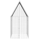 Rabbit Cage Silver 200 x 100 x 210 cm Galvanised Steel 42019246